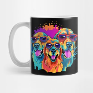 watercolor funny dog pack Mug